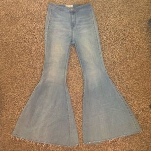 Free People Just Float On Flare Jeans